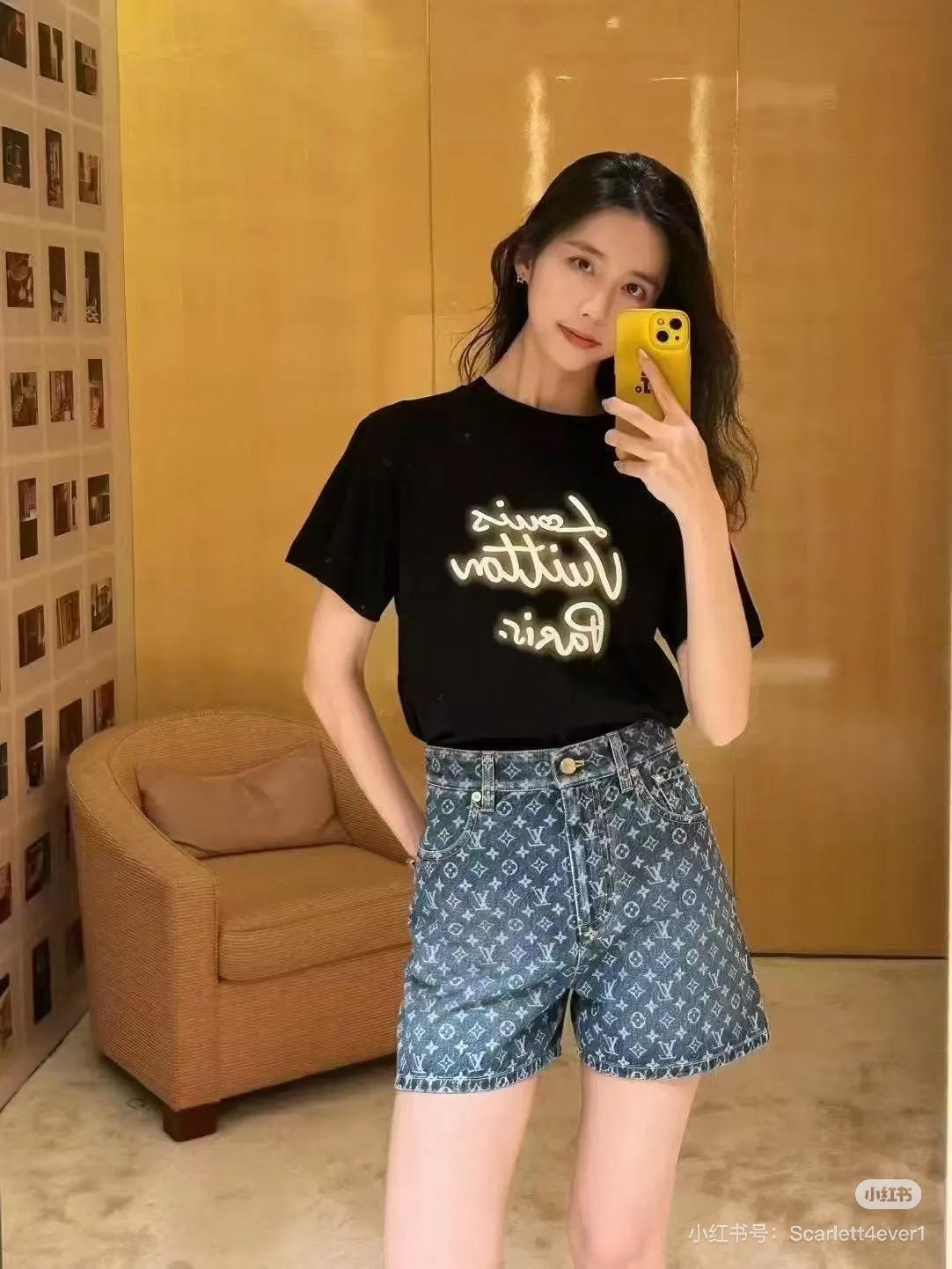 루이비통 데님 반바지 2컬러 (해외배송)