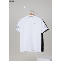 메종마르지엘라 스티치 백 넘버 패치 코튼 반팔 티셔츠  (국내배송)