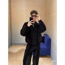 루이비통 체커보드 레터 플록 자카드 재킷 세트 (해외배송)