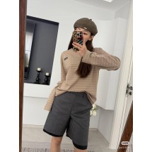 미우미우 레터 로고 반바지 (해외배송)