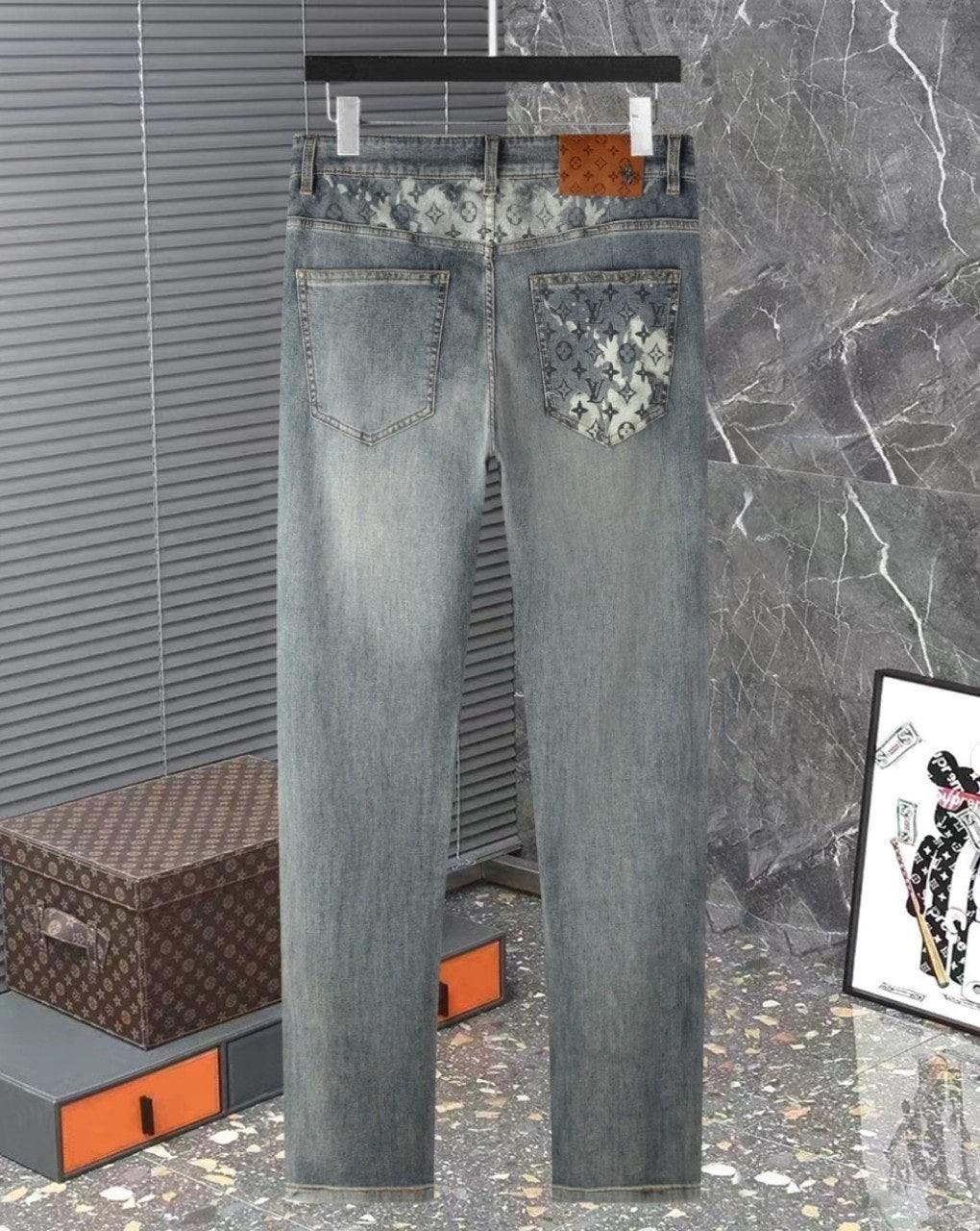 루이비통 멀티모노 워싱스판 데님진 (국내배송)