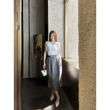 디올 리본 올드 플라워 스커트 (해외배송)