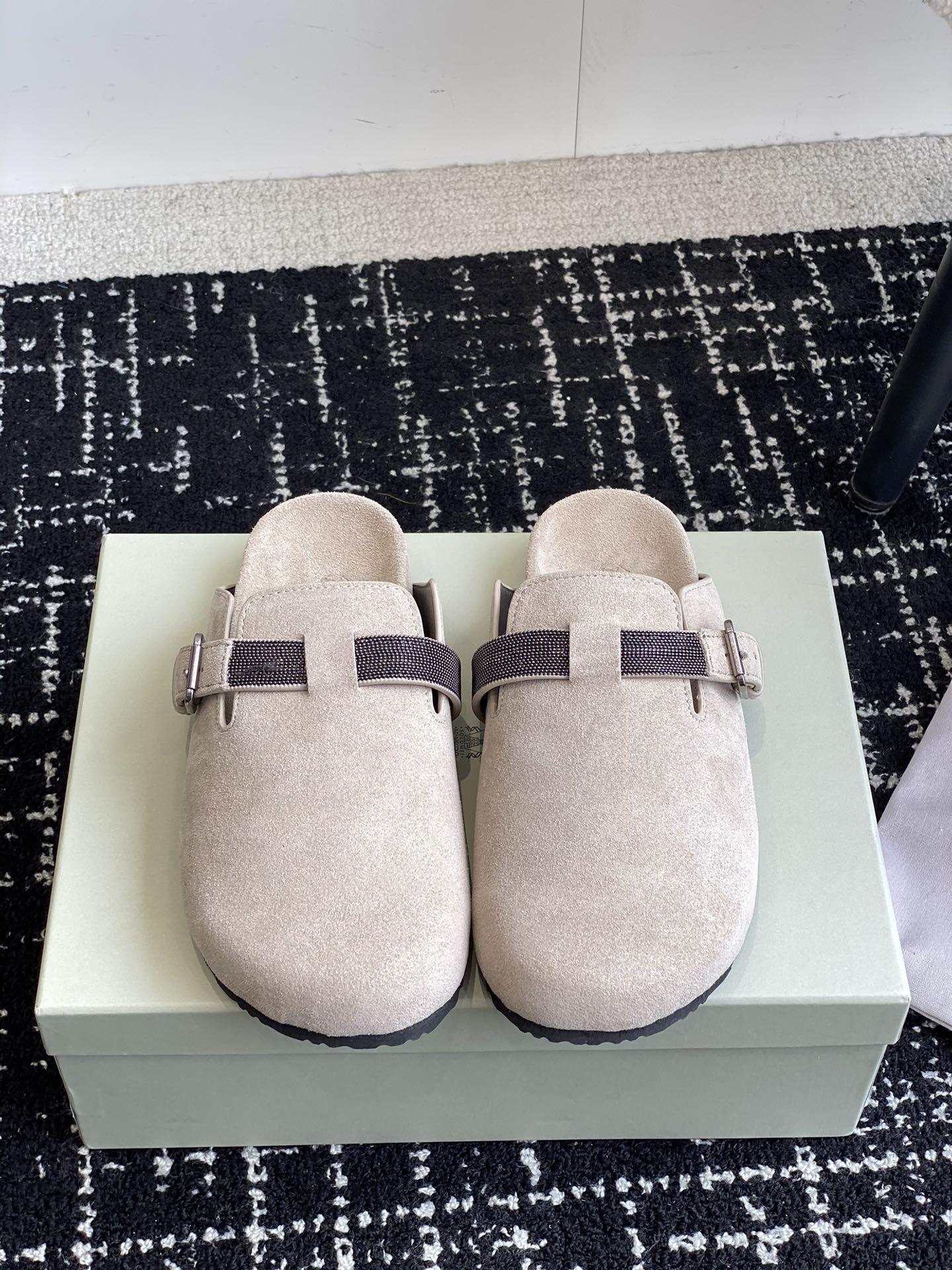 브루넬로쿠치넬리 버켄슈톡 슬리퍼 (해외배송)