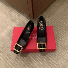 로저비비에 사각버클 에나멜 가죽 슈즈 (해외배송)