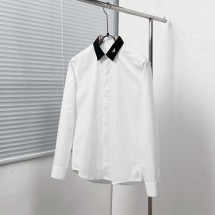 디올 칼라 컬러 매칭 벌 자수 셔츠 (해외배송)
