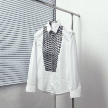 지방시 메시 프론트 스팽글 셔츠 (해외배송)