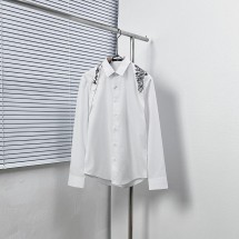 알렉산더맥퀸 리본 자수 셔츠 (해외배송)