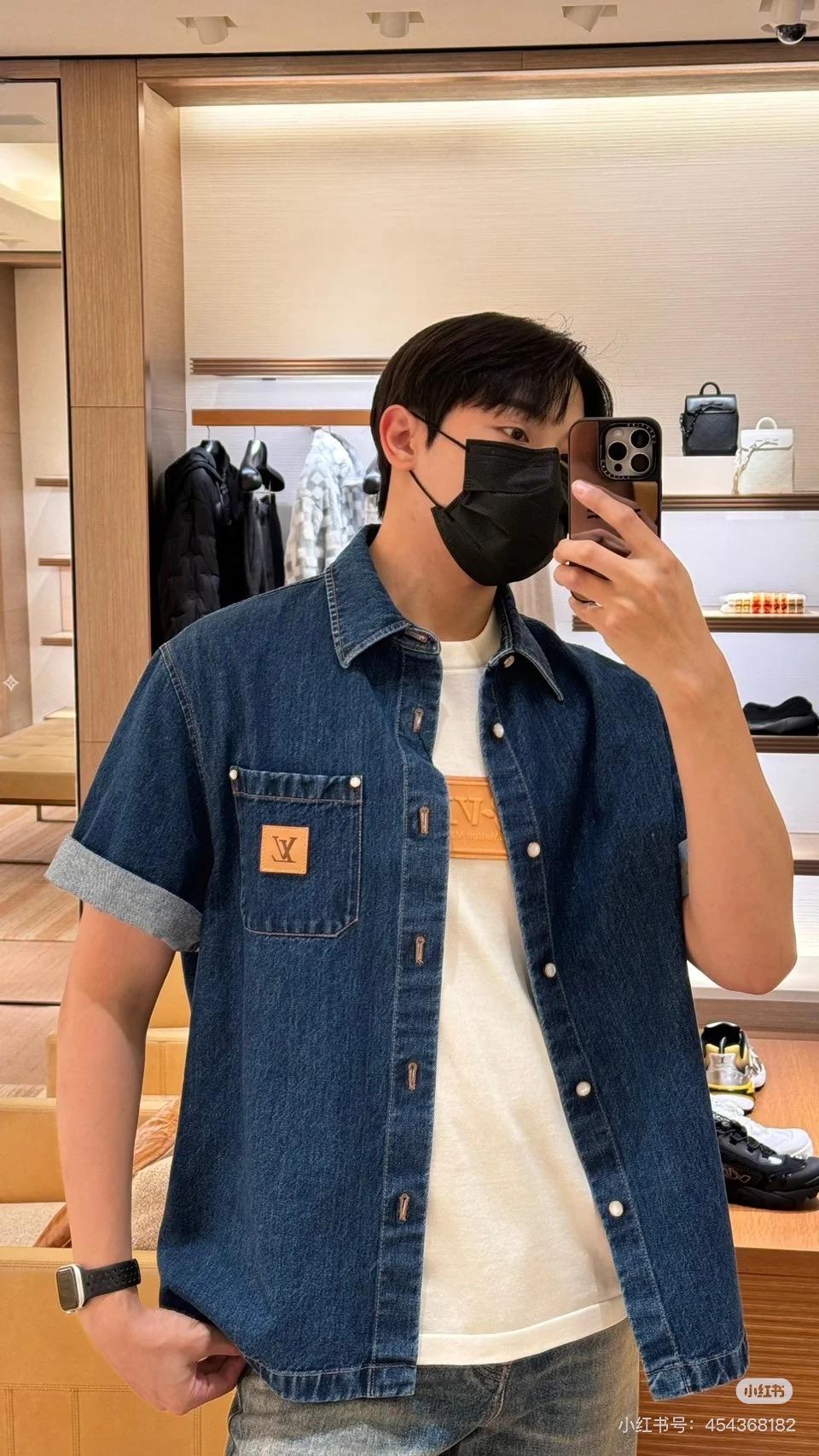 루이비통 유니섹스 데님셔츠 (해외배송)