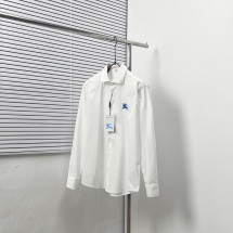 버버리 클래식 블루 라인 워호스 자수 셔츠 (해외배송)
