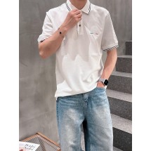 로로피아나 남성용 라펠 폴로 셔츠 (해외배송)