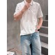 로로피아나 남성용 라펠 폴로 셔츠 (해외배송)