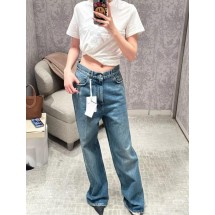 디올 CD 2025SS 초봄 신상품 여성용 워시드 블루 진 (정품급 해외배송)