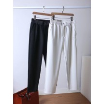 로로피아나 멀티자수로고 베이직 와이드팬츠 (국내배송)