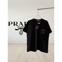 프라다 짚&래더메탈벳지 티셔츠 (국내배송)