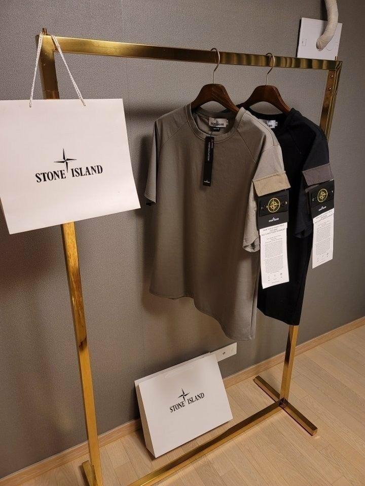 스톤아일랜드 수입린넨 포켓 반팔 (국내배송)