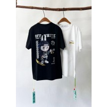 오프화이트 라부부 콜라보 반팔티 (국내배송)