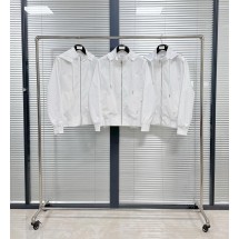 톰브라운 퓨어 화이트 후드 재킷 (해외배송)
