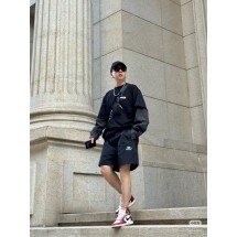 발렌시아가 파리 클래식 레터 로고 자수 윈드브레이커 속건 비치 반바지 (해외배송)