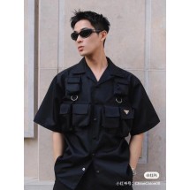 프라다 나일론 셔츠 반팔 (해외배송)