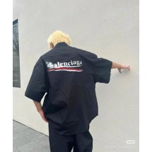 발렌시아가 디졸브드 콜라 반팔 셔츠 (해외배송)