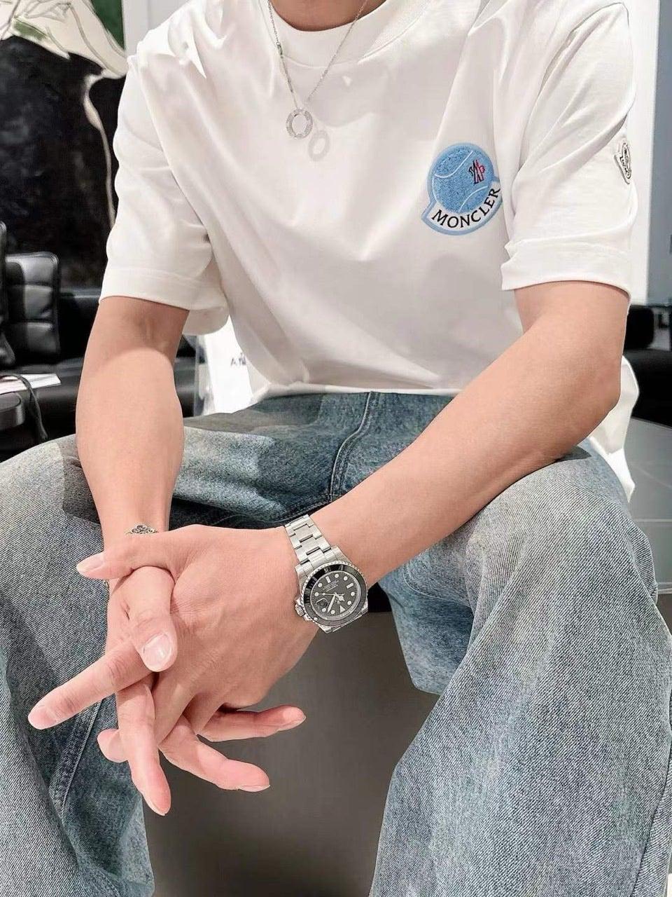 몽클레어 남성반팔 라운드 티셔츠 (국내배송)