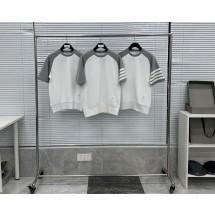 톰브라운 워터 리플 와플 라운드넥 반팔 티셔츠 (해외배송)