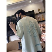 크롬하츠 25S 봄여름 양면 스타일 투톤 배색 티셔츠 (해외배송)