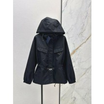 프라다 포켓 리나일론 벨트 후드 자켓 (국내배송)