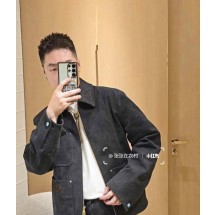 루이비통 체커보드 블랙 라펠 데님 재킷 (해외배송)