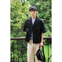프라다 나일론 반팔 셔츠 (해외배송)