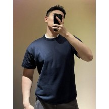 루이비통 자카드 슬리브 울 반팔 티셔츠 (해외배송)