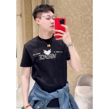베르사체 로고 프린트 반팔 티셔츠
