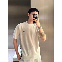 펜디 하드웨어 더블 F 로고 울 반팔 티셔츠 (해외배송)