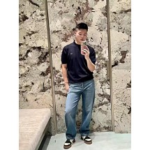 펜디 하드웨어 더블 F 로고 울 반팔 티셔츠 (해외배송)