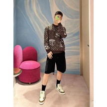 루이비통 엠보싱 패치 드로스트링 울 반바지 (해외배송)