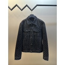 루이비통 LV 플록 체커보드 데님 재킷 (해외배송)