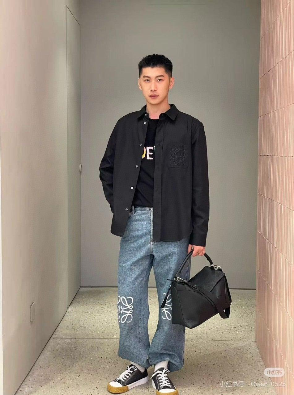 로에베 아나그램 포켓 셔츠 (해외배송)