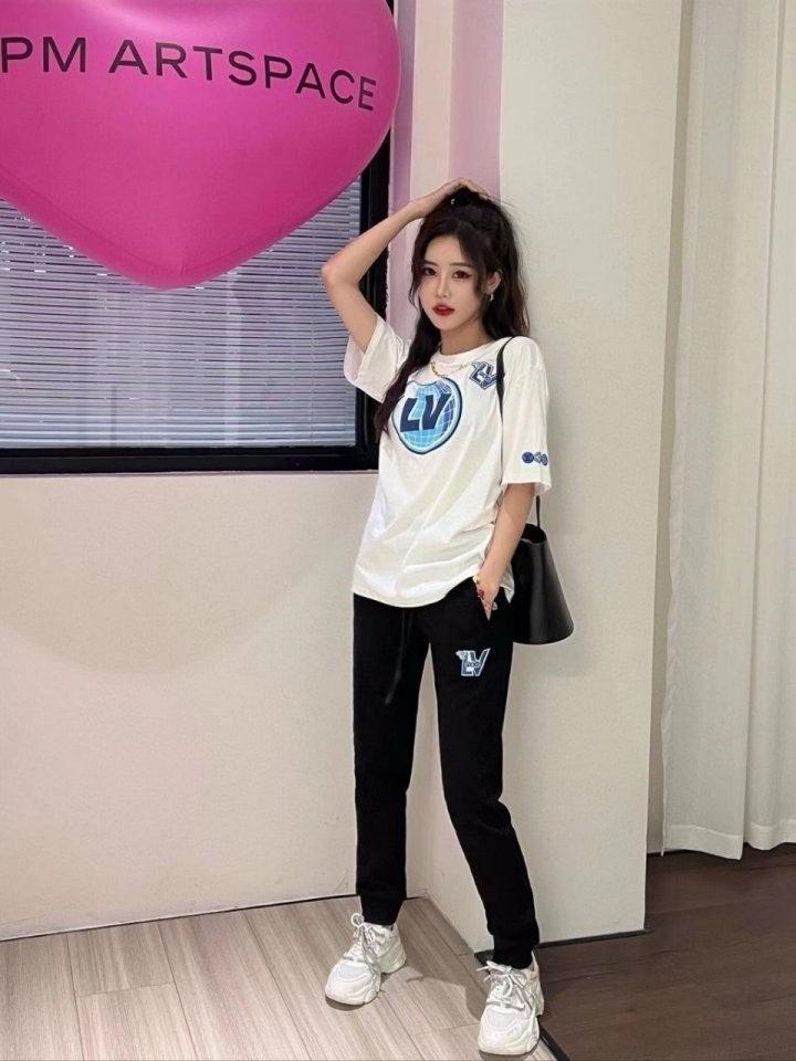 루이비통 반팔츄리닝셋트 (국내배송)