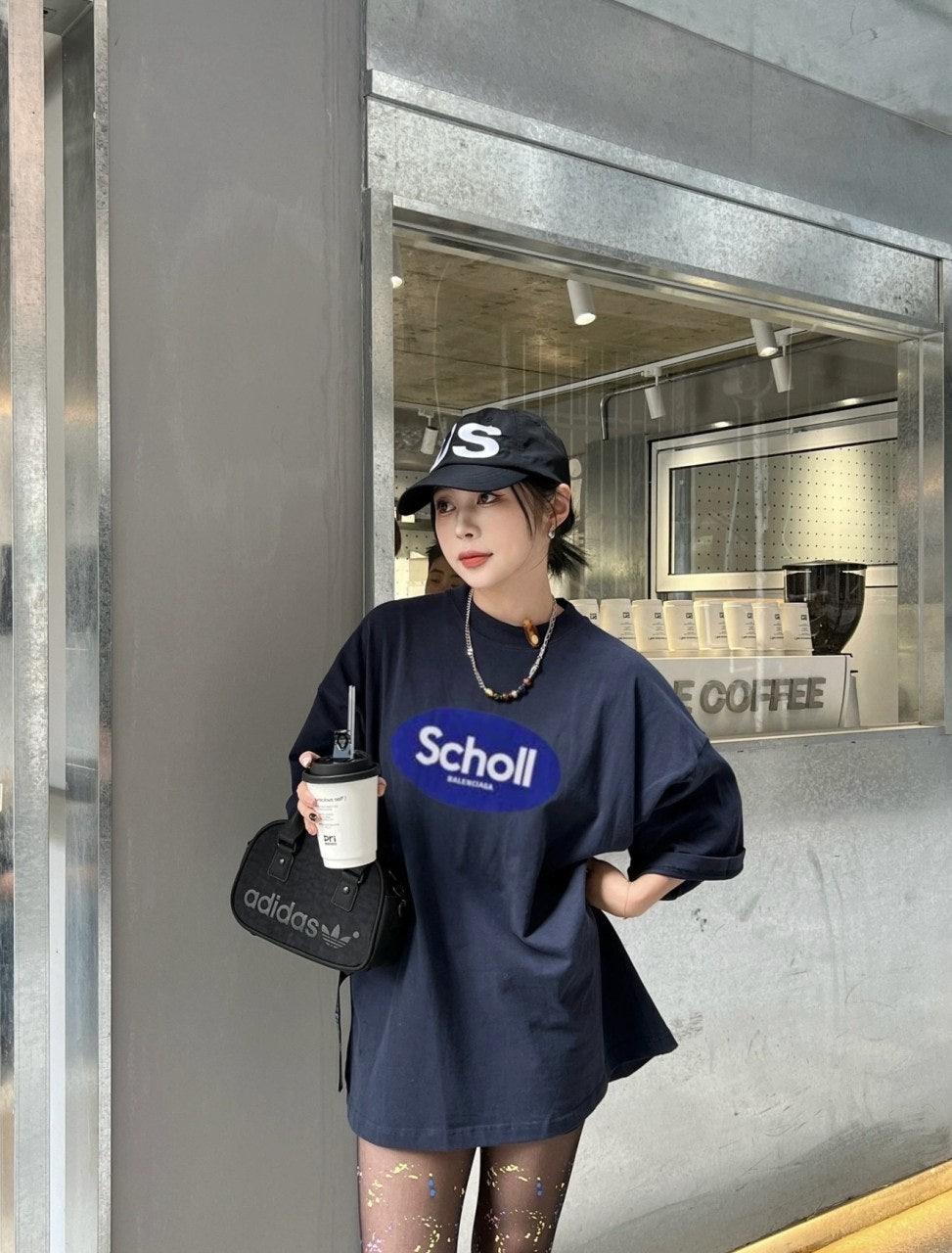 발렌시아가 25SS 얼리 스프링 숄 프린트 반팔 (정품급 해외배송)