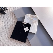 에르메스 신상 자가드펀칭 포인트 쿨니트 카라 티셔츠 (국내배송)