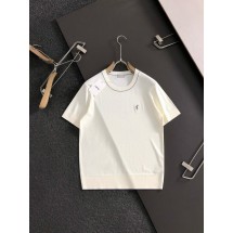 디올 자수로고 니트 라운드 티셔츠 (국내배송)
