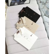 로로피아나 멀티 자수로고 면실크 카라티 (국내배송)