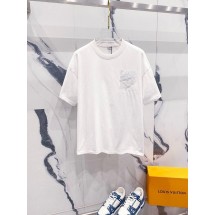 로에베 신상 자수로고 라운드 티셔츠 (국내배송)