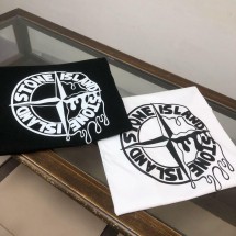 스톤아일랜드 흘림로고 반팔티 (국내배송)