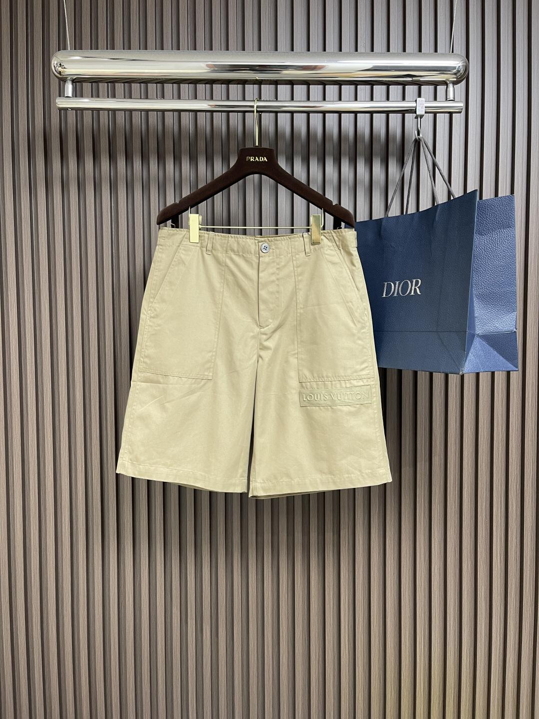 루이비통 LV 레터 패치워크 반바지 (해외배송)
