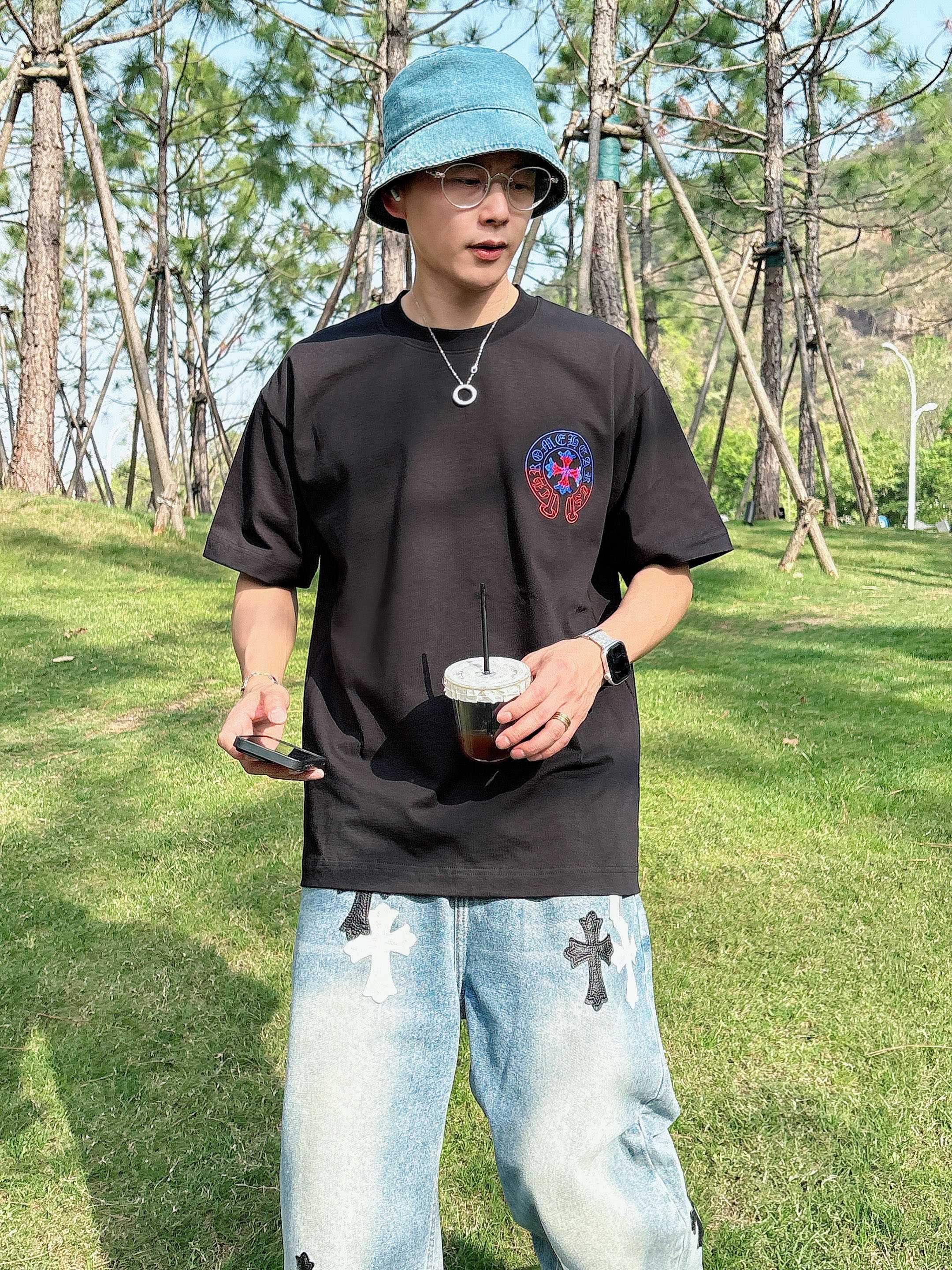 크롬하츠 반팔 티셔츠 (해외배송)