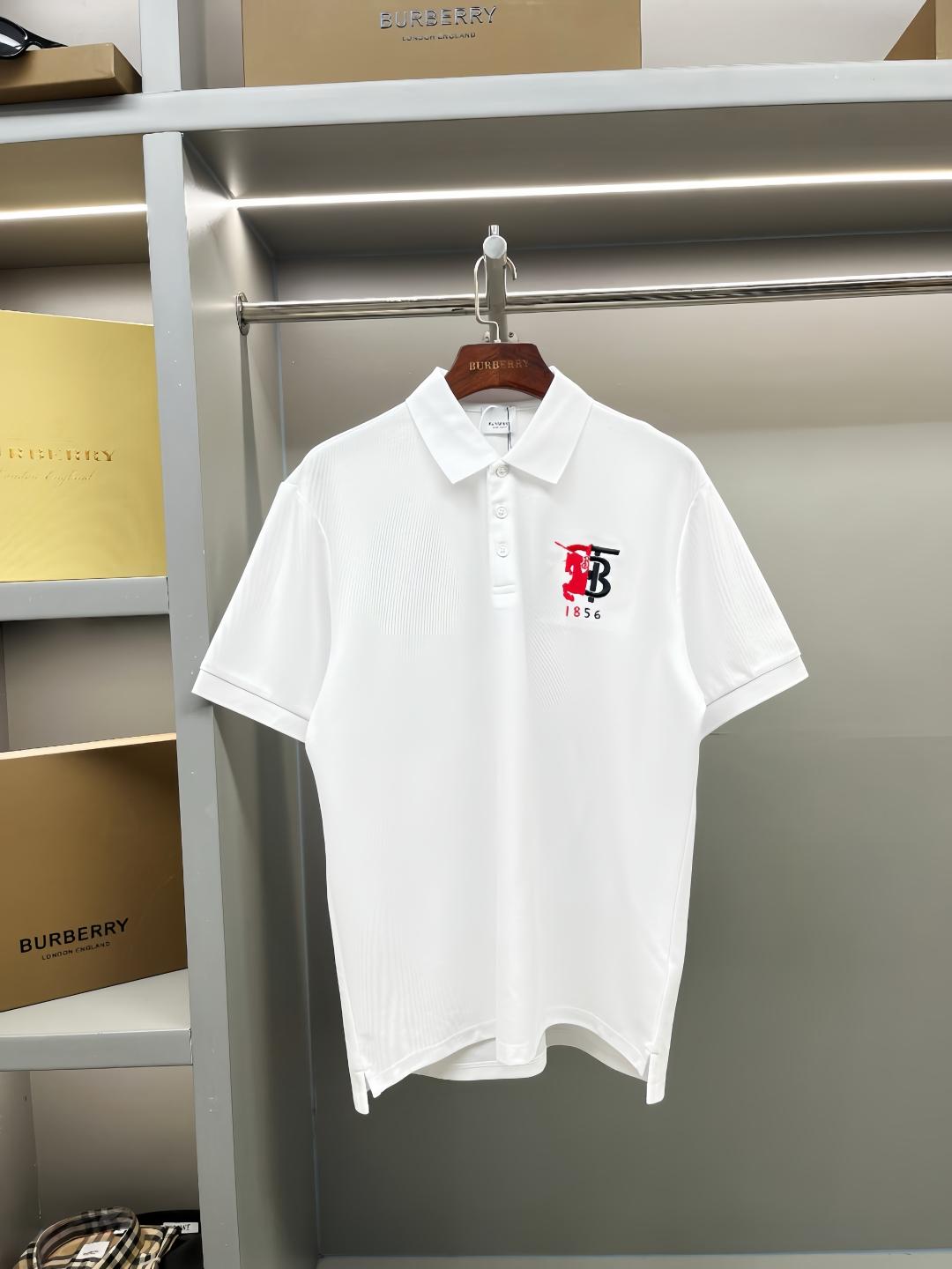 버버리 피케 코튼 폴로 셔츠 (해외배송)