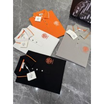 에르메스 코튼 라펠 숏 티셔츠 4컬러 (해외배송)