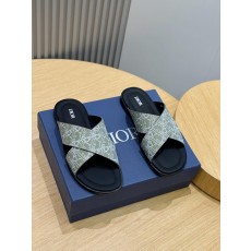 디올 알리아스 남성용 가죽 슬리퍼 (해외배송)