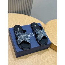디올 알리아스 남성용 가죽 슬리퍼 (해외배송)
